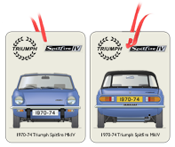 Triumph Spitfire MkIV 1970-74 Air Freshener